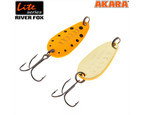 Блесна колебалка Akara Lite Series River Fox 2,5 гр. AB47