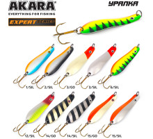 Блесна колеблющаяся Akara Expert Уралка 19 гр. 1/SIL