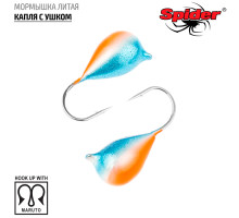 Мормышка Spider литая Капля с ушком (модель 11) 0 мм 19