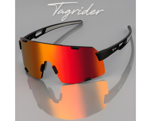 Очки поляризационные Tagrider IMN-025-45 Gold Red Mirror