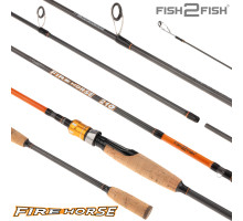Спиннинг штекерный угольный 2 колена Fish2Fish Fire Horse FH10/35-210