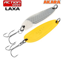 Блесна колебалка Akara Action Series Laxa 13 гр. 1/2 oz. Sil/Go