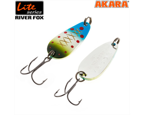 Блесна колебалка Akara Lite Series River Fox 2,5 гр. AB49