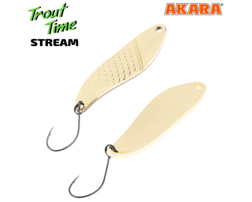 Блесна колебалка Akara Trout Time Stream 8,5 гр. Go