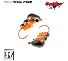 Мормышка W Spider Муравей с ушком (модель 13) м 1,71 гр. 154I с икрой