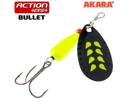 Блесна вертушка Akara Action Series Bullet 12-A36