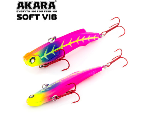 Воблер Akara раттлин Soft Vib 85 мм 39 гр. A67