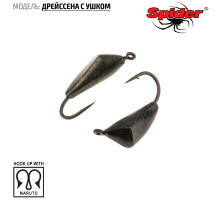 Мормышка W Spider Дрейссена с ушком (модель 59) 1,15 гр. Cu