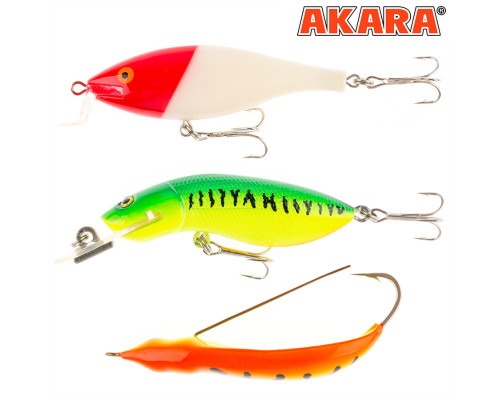 Набор приманок Akara Fish Hunter CNB70 (3 шт.)