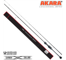 Спиннинг штекерный угольный 2 колена Akara Universal Max (0,5-5 g) 1,80м