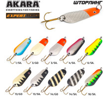 Блесна колеблющаяся Akara Expert Шторлинг 22 гр. 1/SIL