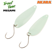 Блесна колебалка Akara Trout Time Megami 3,8 гр. 67P фосфорная