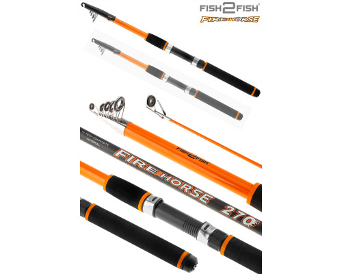 Спиннинг телескоп стекло к/с Fish2fish Fire Horse (10-40) FH-210