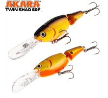 Воблер Akara Twin Shad 60F 8 гр. A19