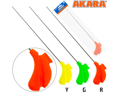 Удочка зимняя Akara Master Jig M 405 (4-21г) Red (хлыст жёсткий Hi Carbon) F-R