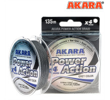 Шнур Akara Power Action Grey 135 м 35 м 0,12