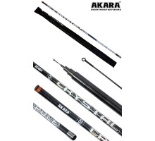 Удилище телескоп угольное д/с Akara Crystal Pole б/к CB-400BK