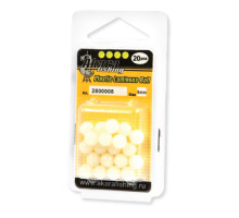 Шар пластик. Akara 2800008 8 мм (20 шт.) PWhite