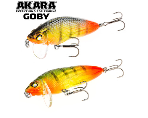 Воблер Akara Goby 65F 8 гр. (2/7 oz 2,6 in) A190