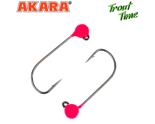 Форелевая джиг-головка Akara Trout Time Шар вольфрам Pink (3шт) 03-4-PN-F3