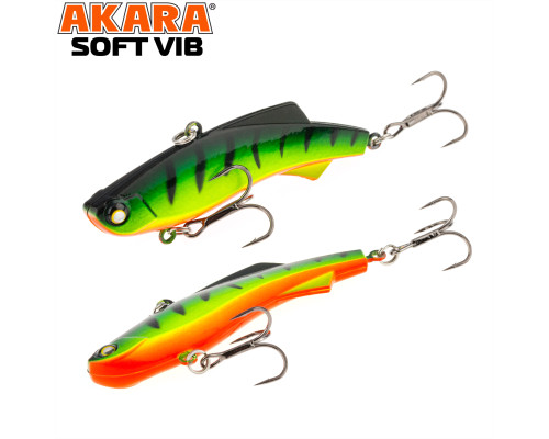 Воблер Akara раттлин Soft Vib 85 мм 39 гр. A8