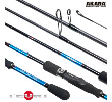 Спиннинг штекерный угольный 2 колена Akara Teuri MS S702M-210