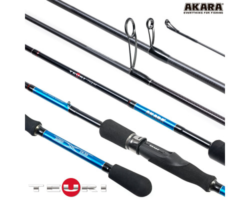 Спиннинг штекерный угольный 2 колена Akara Teuri MS S702M-210