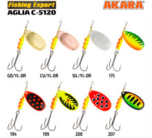 Блесна вертушка Akara C-5120 5120-15-200