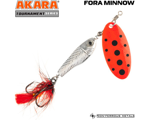Блесна вертушка Akara Tournament Series Fora Minnow 1 6,5 гр. SIL-41