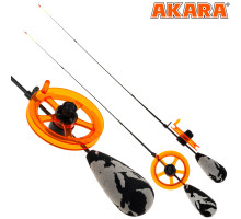 Удочка зимняя Akara Finezza Elite UL (0,7-2,8 г) Or-Gr (0,7-2,8 гр.) Or-Gr