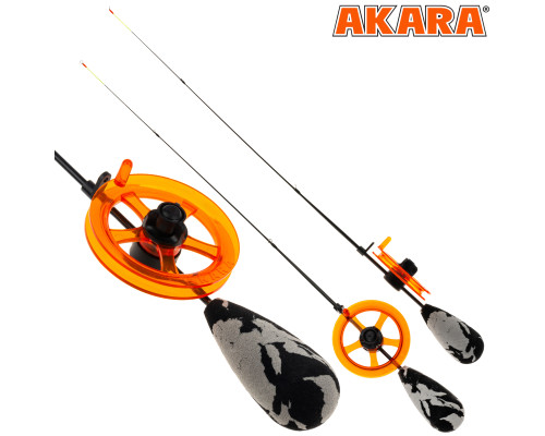 Удочка зимняя Akara Finezza Elite UL (0,7-2,8 г) Or-Gr (0,7-2,8 гр.) Or-Gr