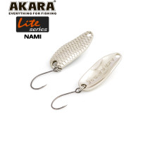 Блесна колебалка Akara Lite Series Nami 2 гр. Sil