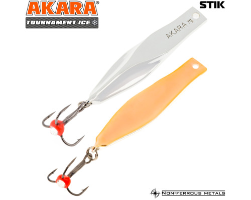 Блесна зимняя Akara Tournament Ice Stik ST-80-SIL/CU