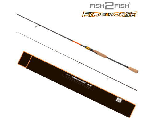 Спиннинг штекерный угольный 2 колена Fish2Fish Fire Horse FH10/35-240