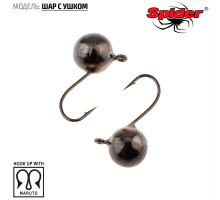 Мормышка W Spider Шар с ушком (модель 28) 2,20 гр. Bn