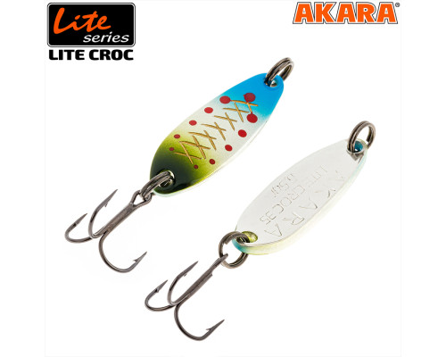 Блесна колебалка Akara Lite Series Lite Croc 6,5 гр. AB49