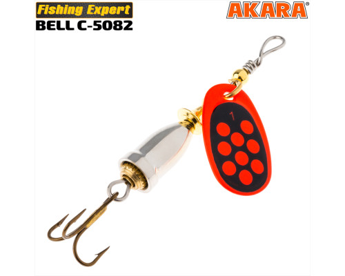 Блесна вертушка Akara C-5082 5082-4-194/YL-RED