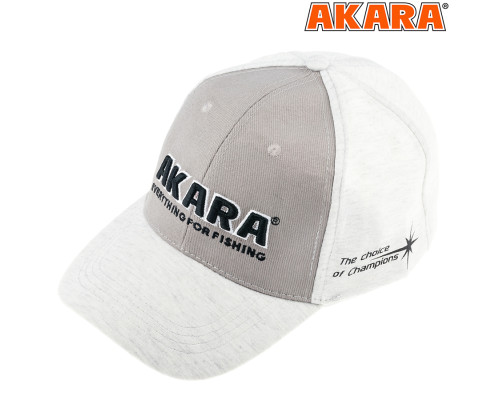Кепка-бейсболка Akara Выбор Чемпионов серая CACC