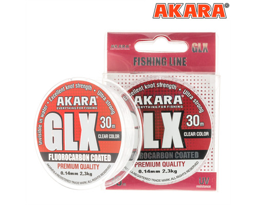 Леска Akara GLX Premium Clear 30 м 0,10 прозрачная