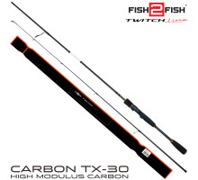 Спиннинг штекерный угольный 2 колена Fish2Fish Twitch Line F2FTL662M-200