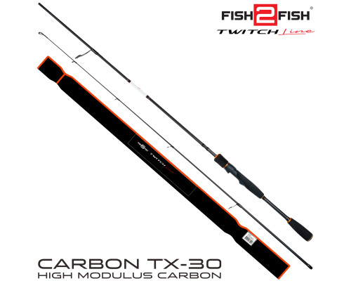 Спиннинг штекерный угольный 2 колена Fish2Fish Twitch Line F2FTL662M-200