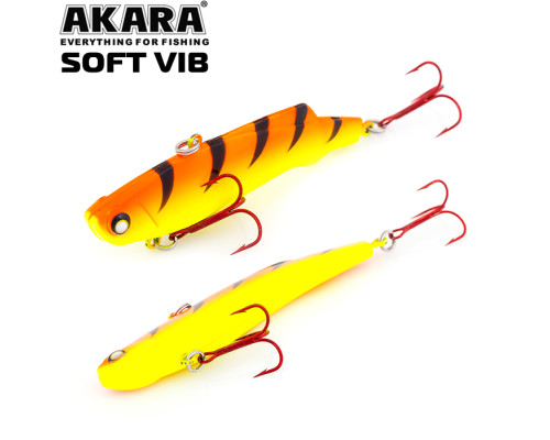 Воблер Akara раттлин Soft Vib 85 мм 39 гр. A25