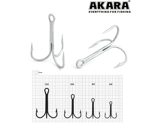 Крючок тройник Akara 5201 il
