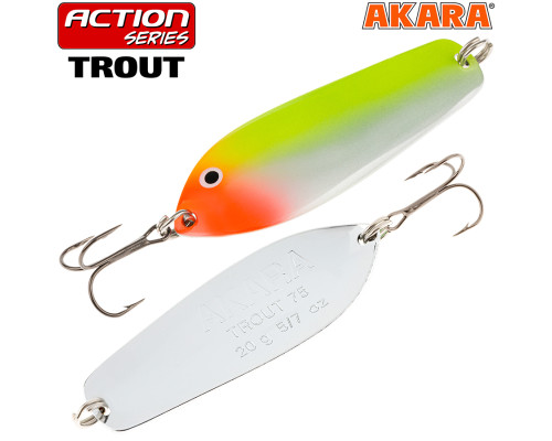 Блесна колебалка Akara Action Series Trout 11,5 гр. 12-Sil