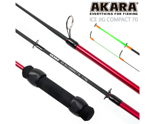 Удочка зимняя 2 колена Akara Ice Jig Compact 14г 70 см 14-70