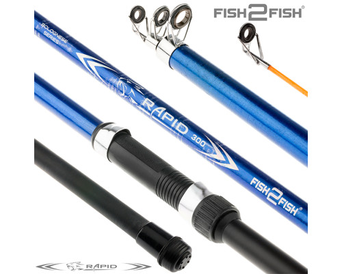 Удилище телескоп стекло д/с Fish2Fish Rapid New (10-40) Blue F2FRFN-300B