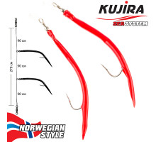 Снасточка морская Kujira Nord Sea №7 (2 Gum. 12/0 Red)