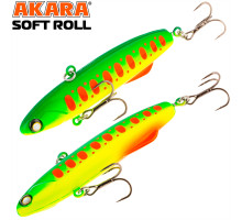 Воблер Akara раттлин Soft Roll 80 мм 28 гр. A 74