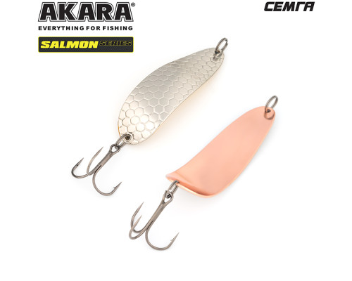 Блесна колебалка Akara Salmon Семга мм 22 гр. NI/CU