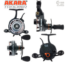 Катушка мультипликаторная зимняя Akara Tracker 3+1 bb с курком WAT-4